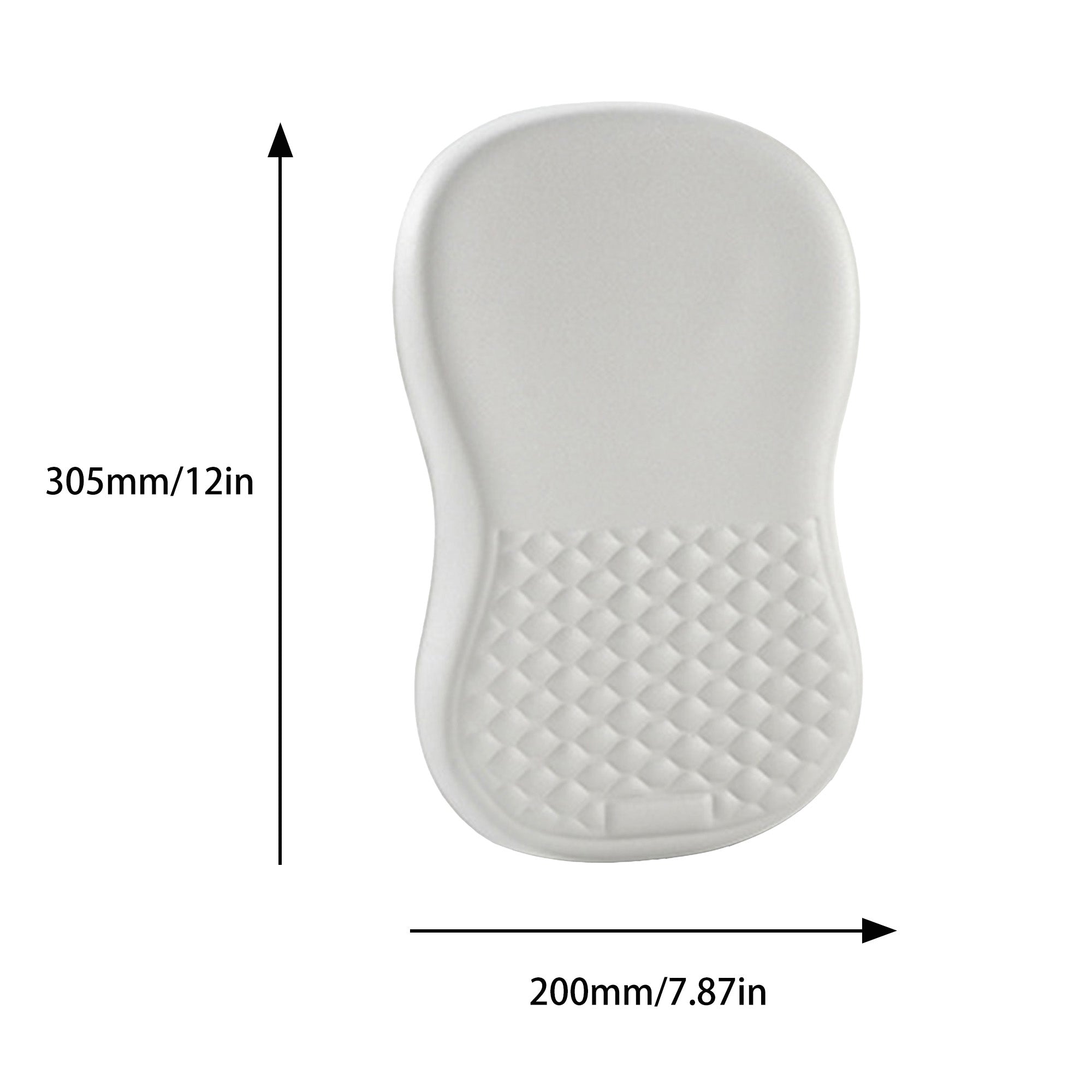 Anna-Kaci Ergonomic Thickened Mouse Pad with Wrist Support and Anti Slip Base