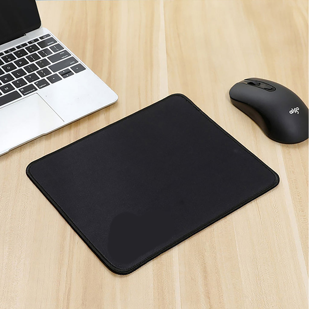 Anna-Kaci Solid Fabric Surface Mouse Pad with Anti Slip Rubber Base for Smooth Daily Use