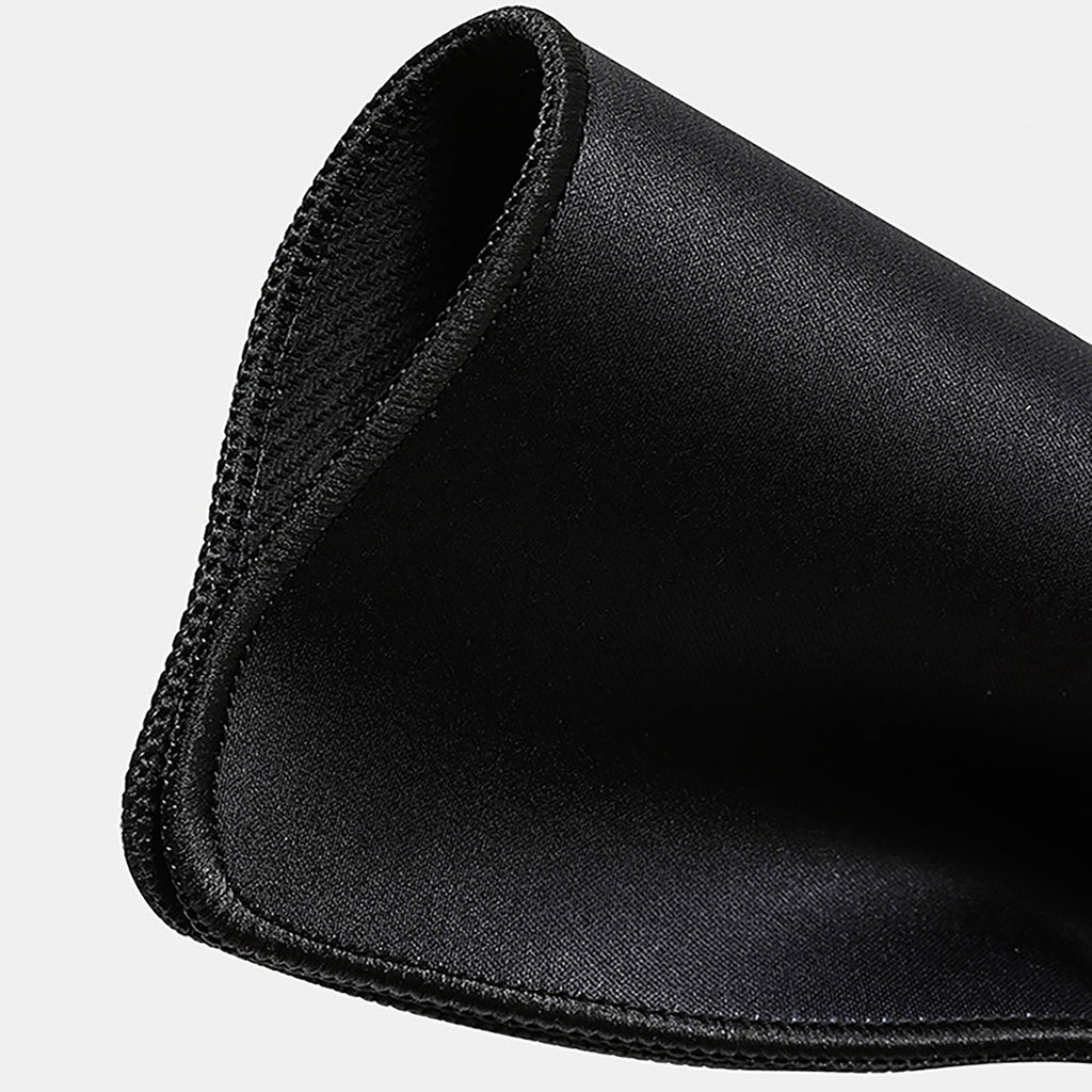 Anna-Kaci Solid Fabric Surface Mouse Pad with Anti Slip Rubber Base for Smooth Daily Use