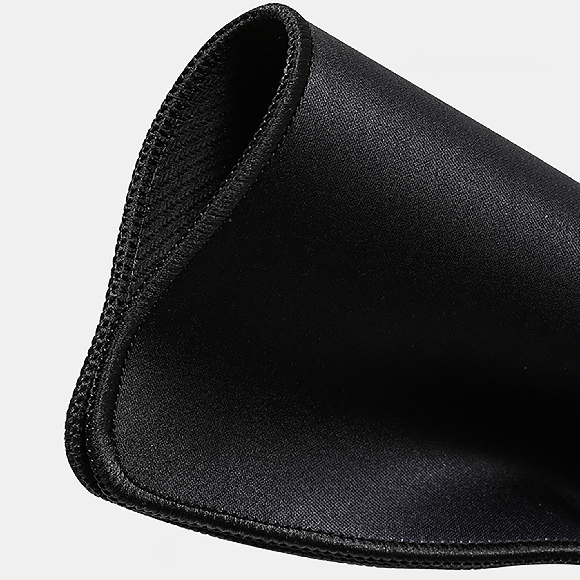 Anna-Kaci Solid Fabric Surface Mouse Pad with Anti Slip Rubber Base for Smooth Daily Use
