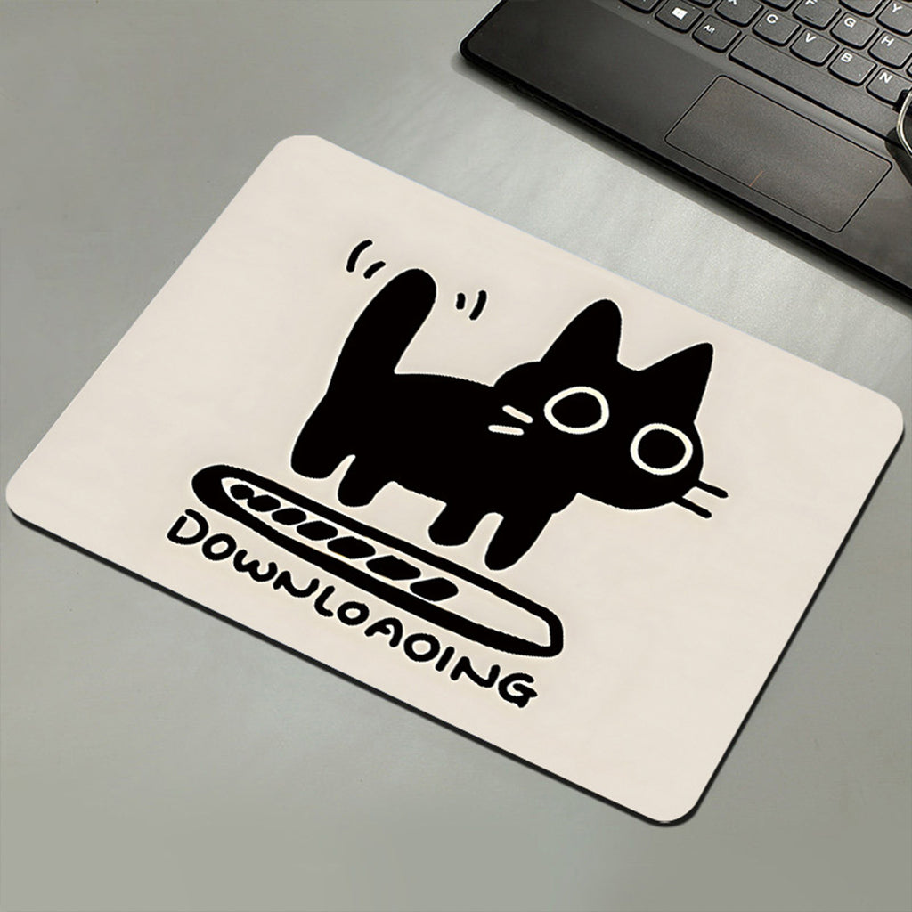 Anna-Kaci Cute Cat Graphic Non Slip Mouse Pad for Desk and Office Use