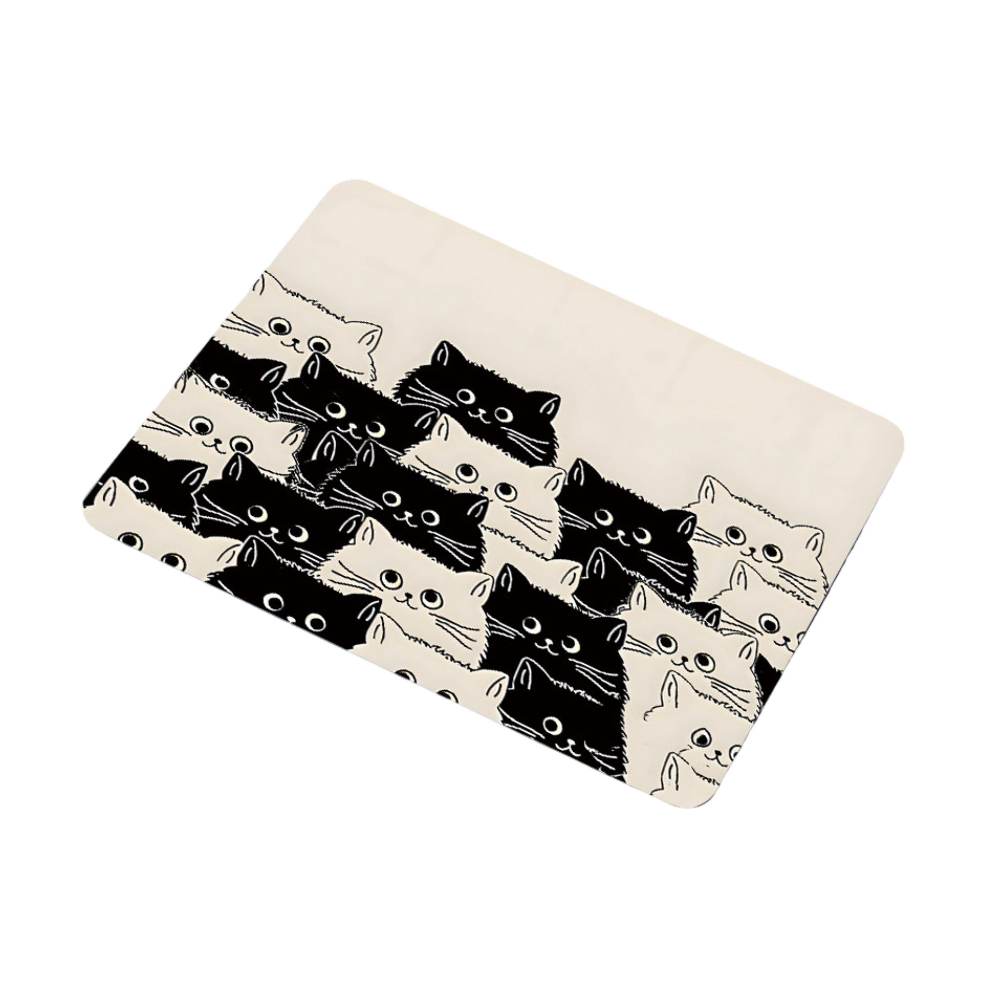 Anna-Kaci Cute Cat Graphic Non Slip Mouse Pad for Desk and Office Use