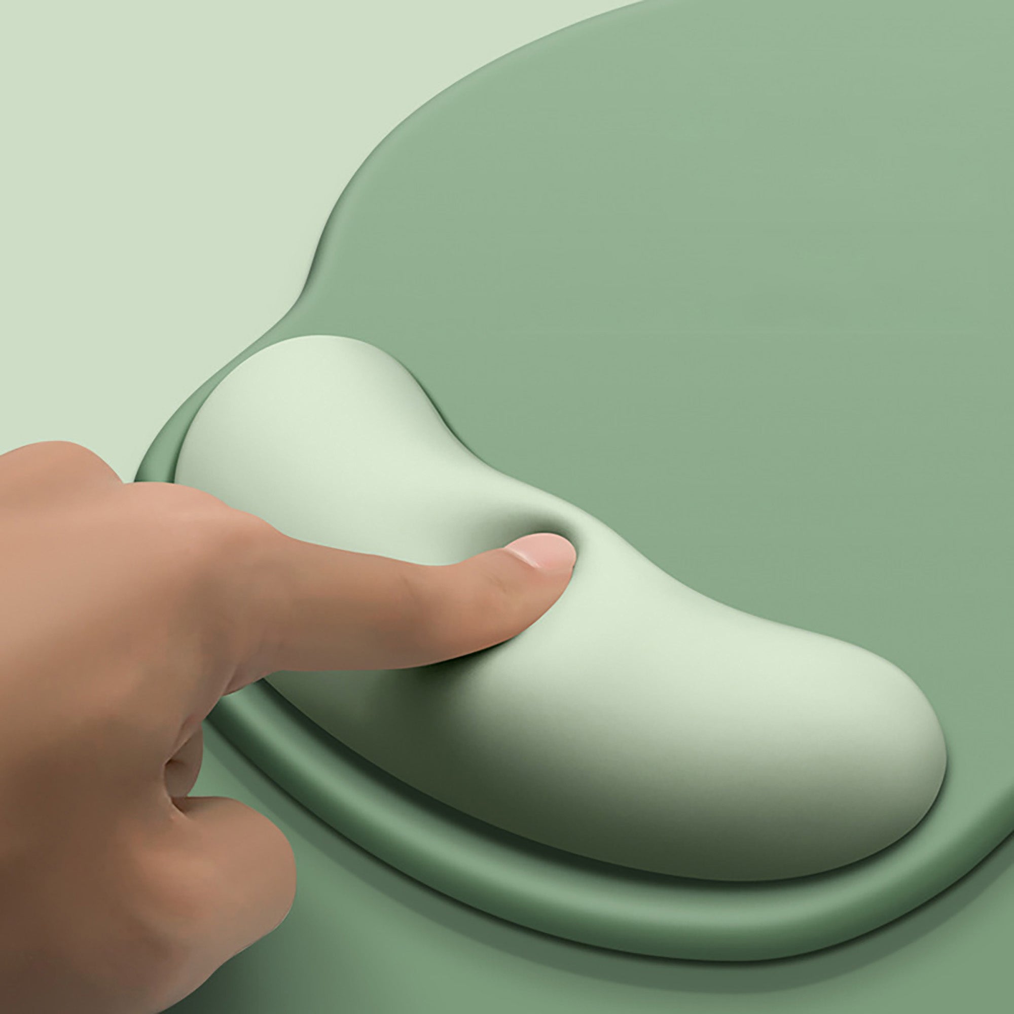 Anna-Kaci Solid Minimalism Wrist Support Mouse Pad