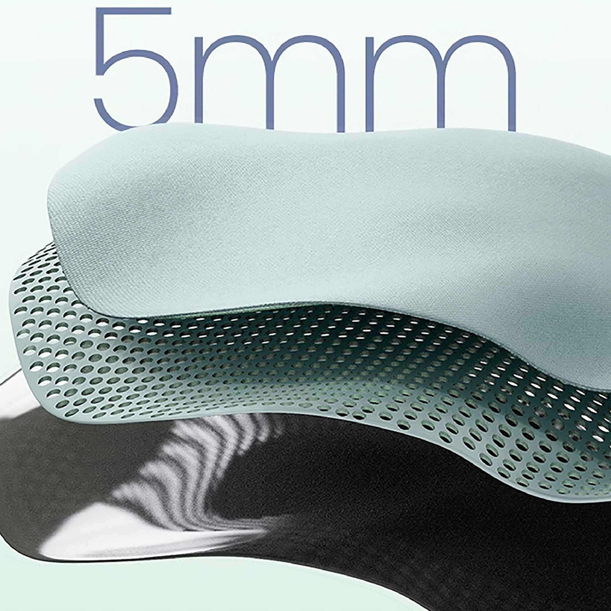 Anna-Kaci Gradient Color Ergonomic Memory Foam Mouse Pad With Wrist Support