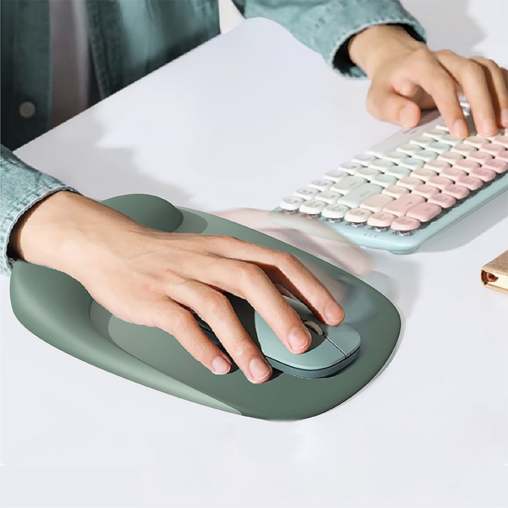 Anna-Kaci Gradient Color Ergonomic Memory Foam Mouse Pad With Wrist Support