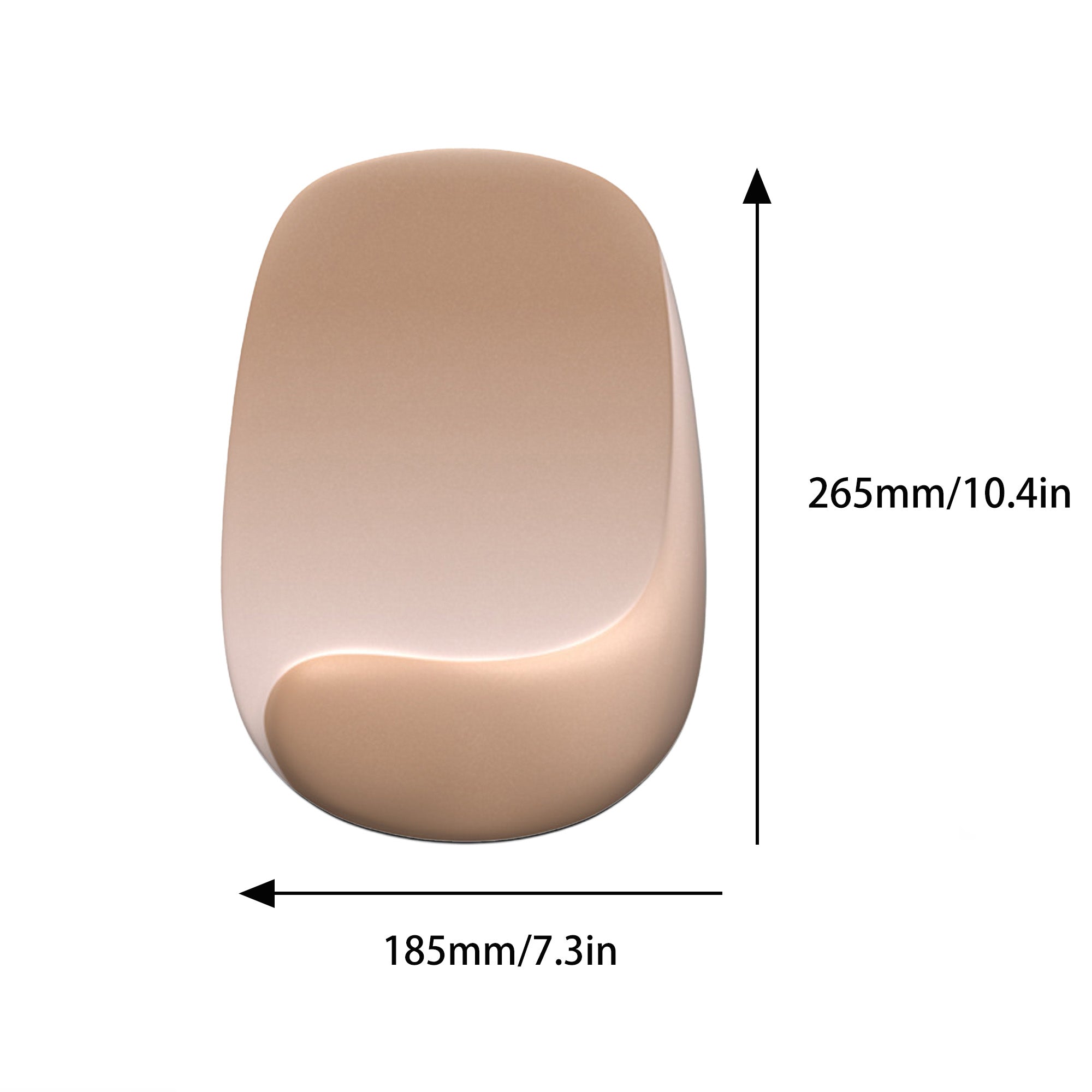Anna-Kaci Gradient Color Ergonomic Memory Foam Mouse Pad With Wrist Support