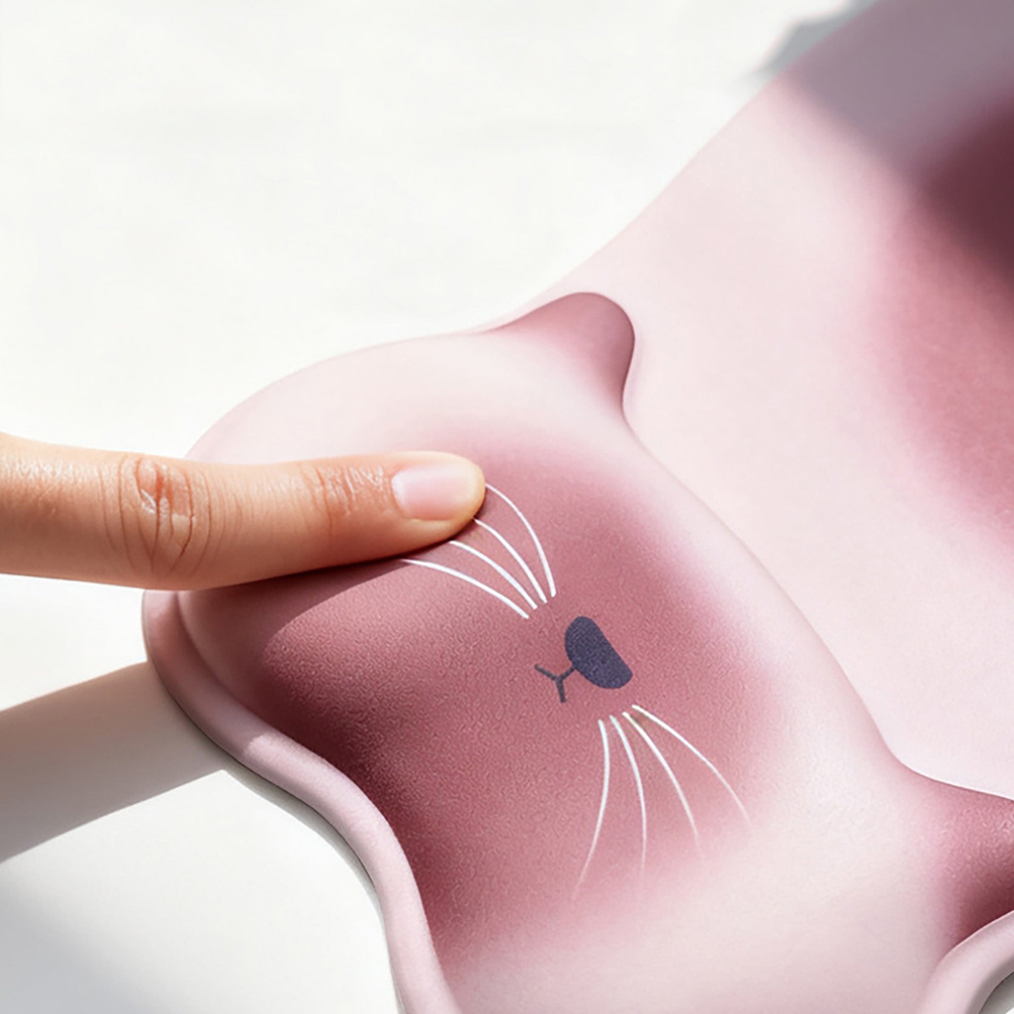 Anna-Kaci Cute Cat Mouse Pad With Soft Wrist Support And Non Slip Base