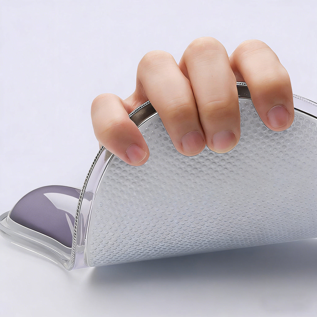 Anna-Kaci Clear Gel Wrist Support Mouse Pad With Ergonomic Cushion And Non Slip Base