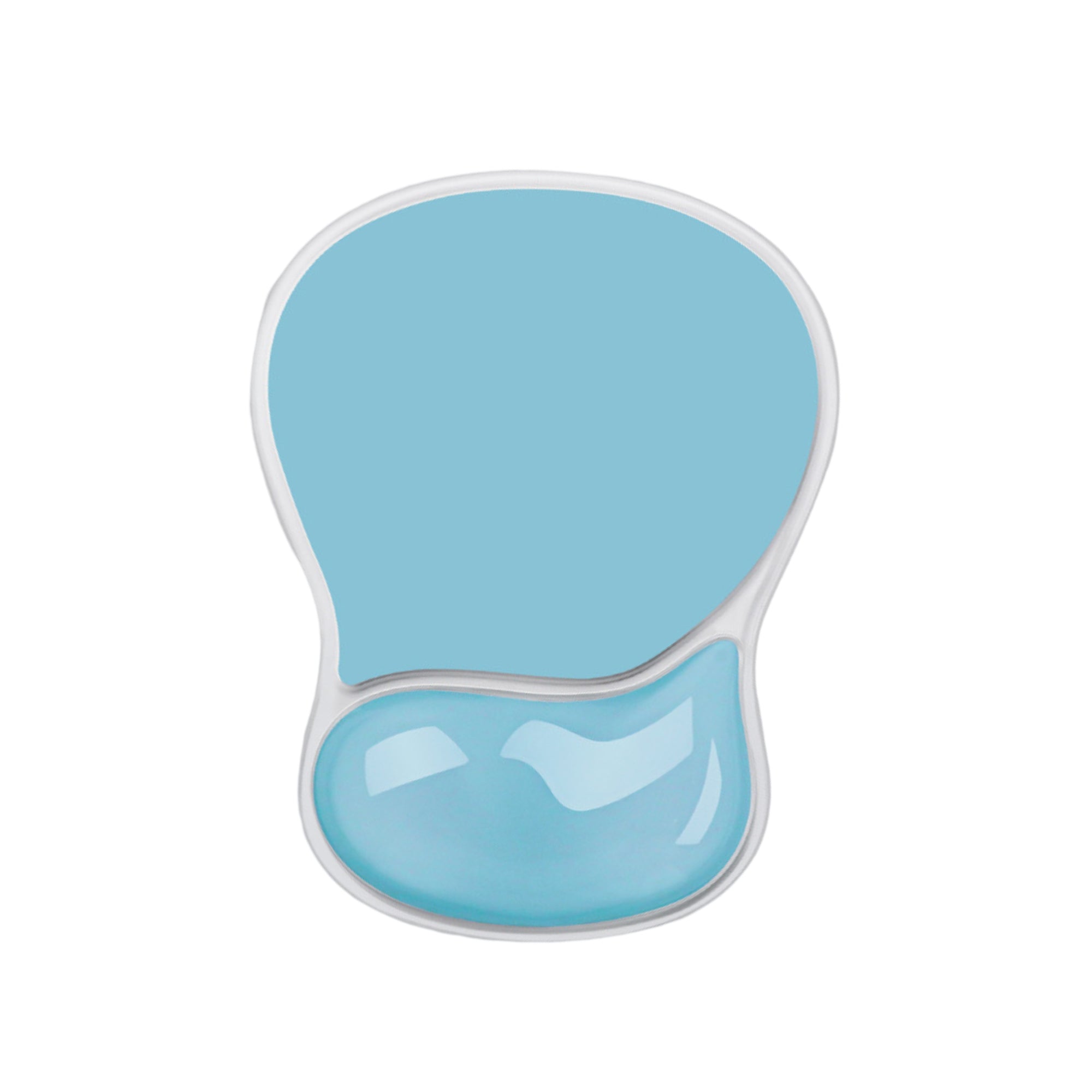 Anna-Kaci Clear Gel Wrist Support Mouse Pad With Ergonomic Cushion And Non Slip Base