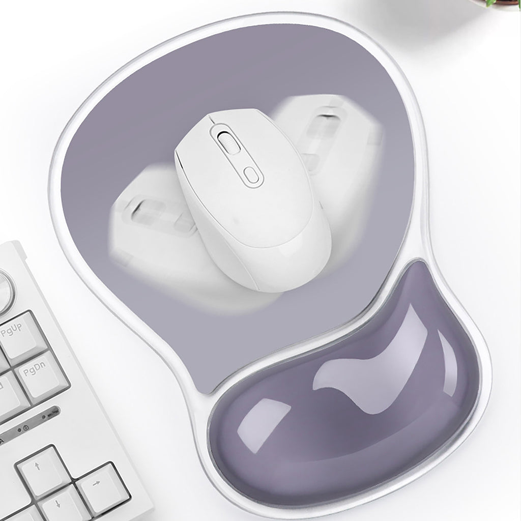 Anna-Kaci Clear Gel Wrist Support Mouse Pad With Ergonomic Cushion And Non Slip Base