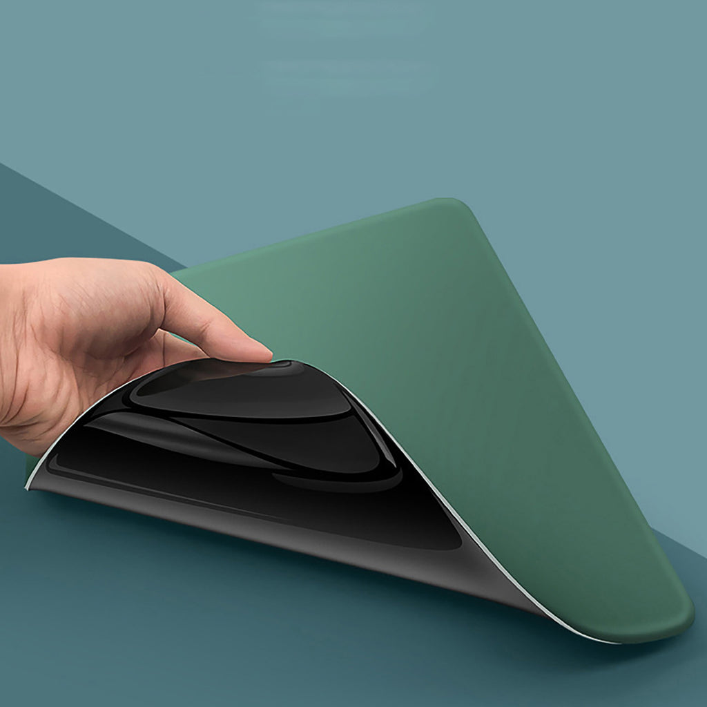 Anna-Kaci Thick Solid Color Mouse Pad With Smooth Surface And Non Slip Base