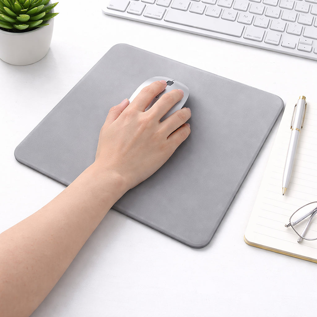 Anna-Kaci Thick Solid Color Mouse Pad With Smooth Surface And Non Slip Base