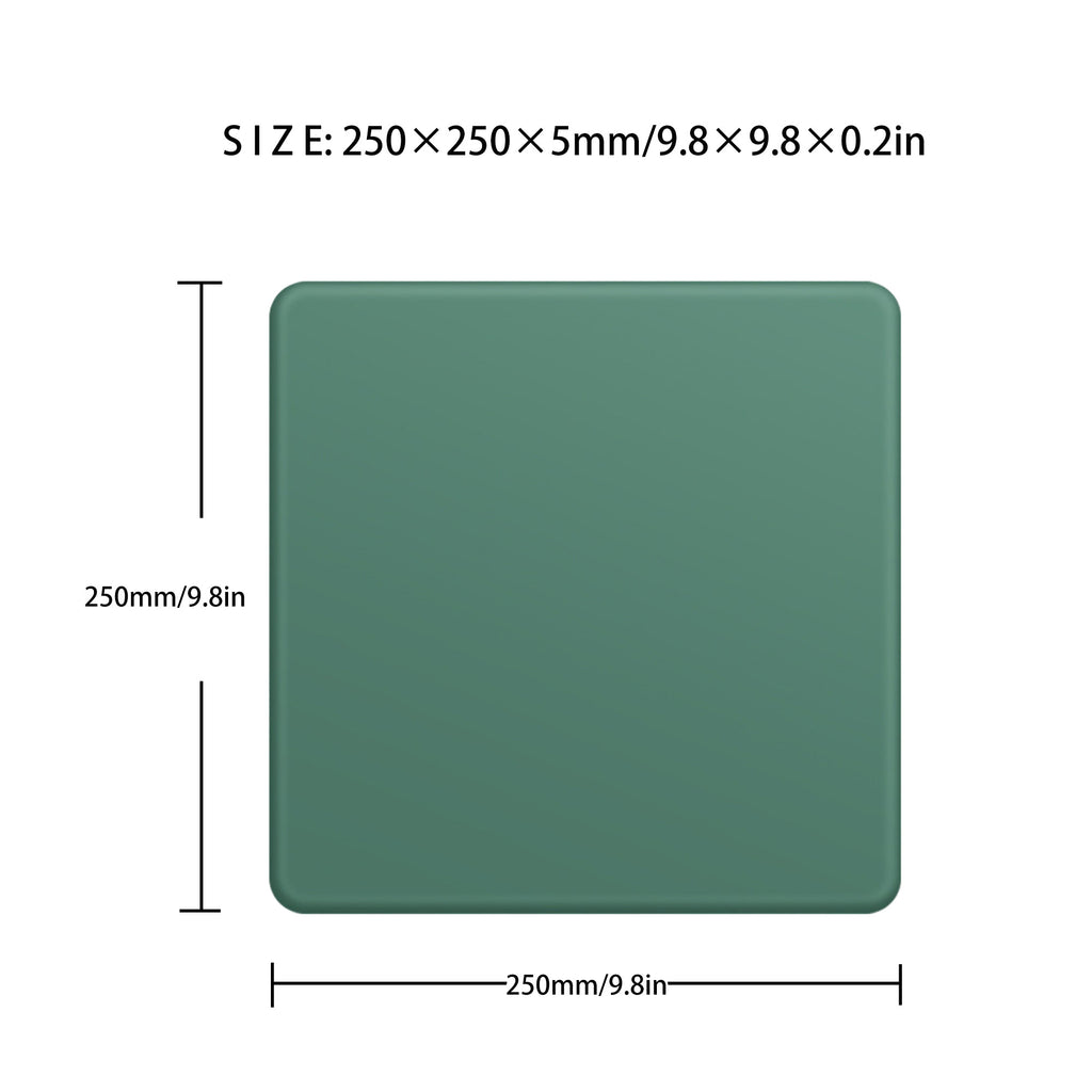 Anna-Kaci Thick Solid Color Mouse Pad With Smooth Surface And Non Slip Base