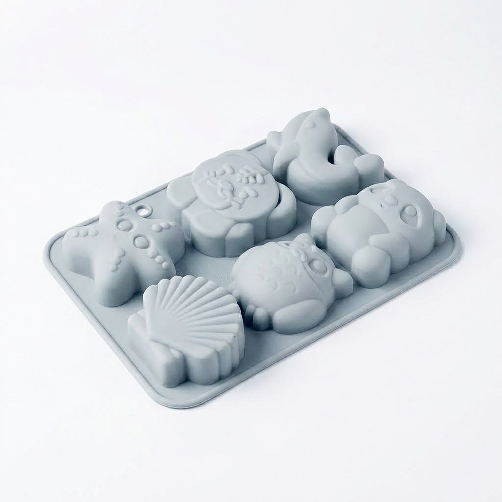 Anna-Kaci 3-Piece Animal and Ocean Silicone Baking Mold Set Nonstick Flexible Chocolate Candy Mold
