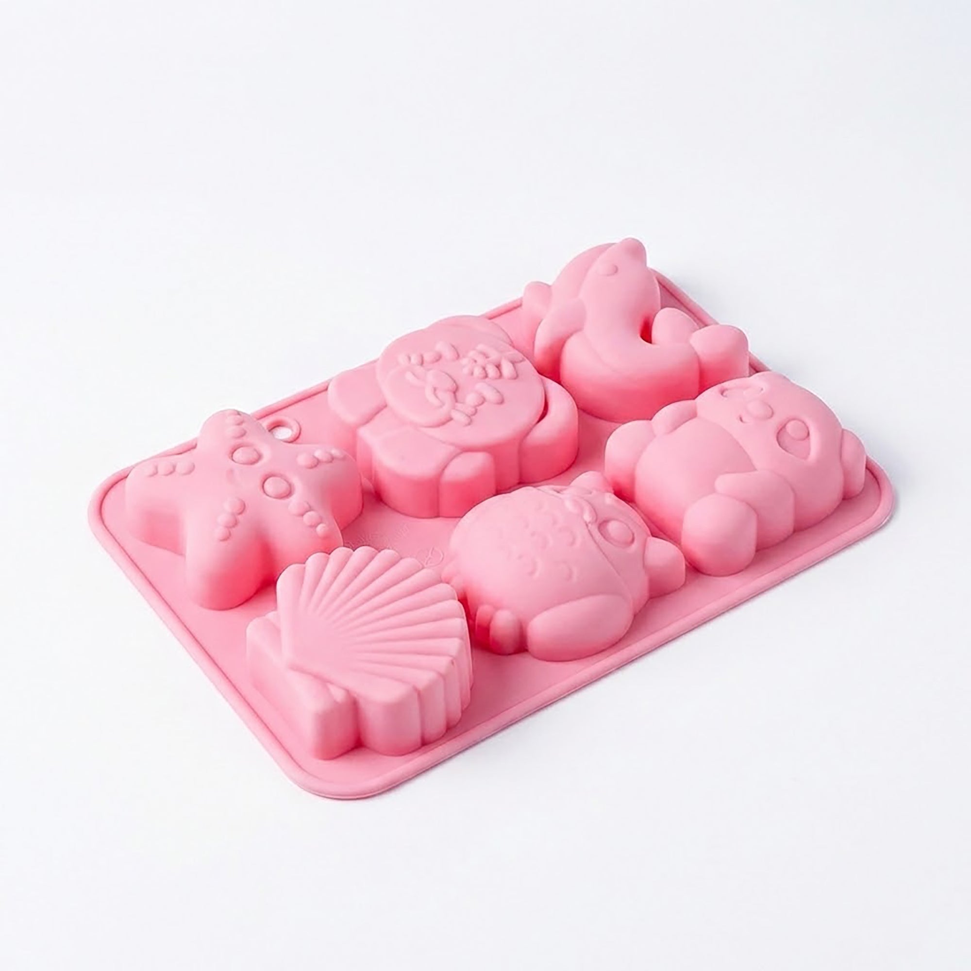 Anna-Kaci 3-Piece Animal and Ocean Silicone Baking Mold Set Nonstick Flexible Chocolate Candy Mold