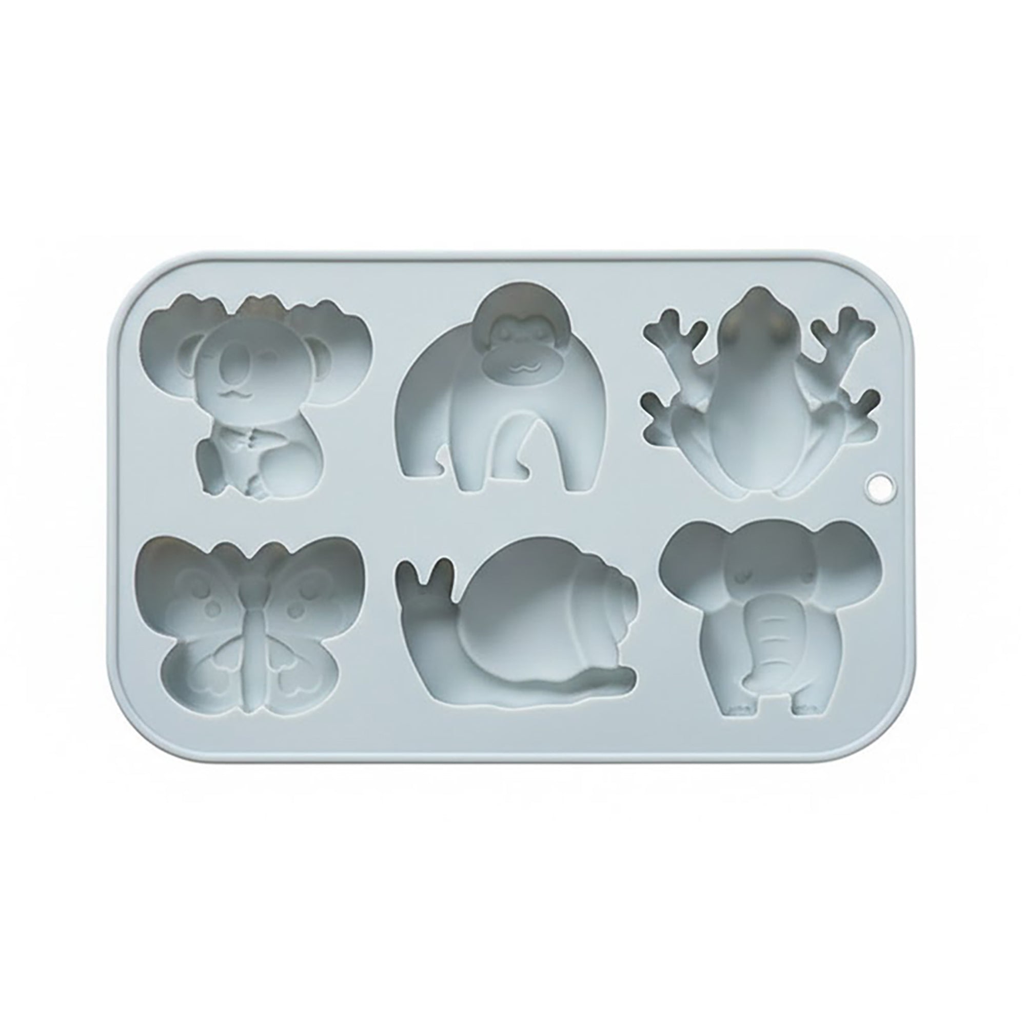Anna-Kaci 2-Piece Animal Silicone Baking Mold Set Nonstick Flexible Chocolate Candy Dessert Mold