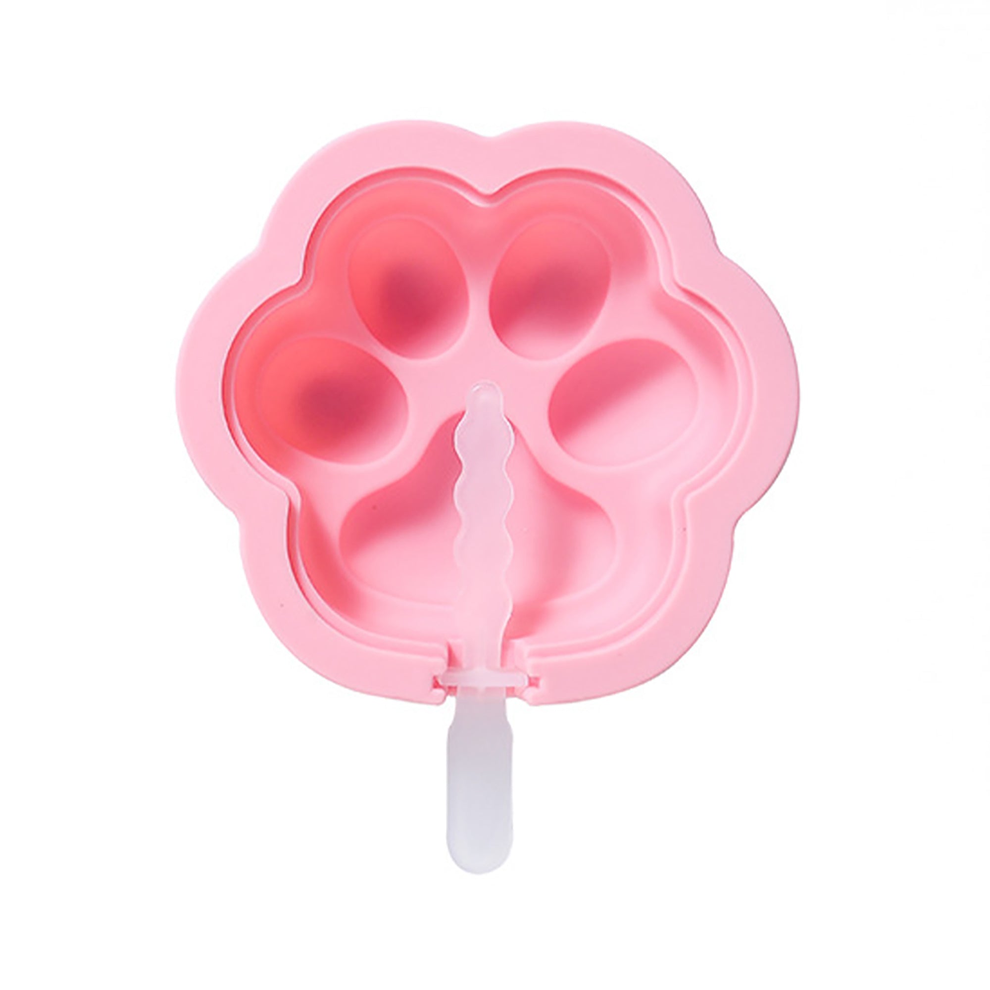 Anna-Kaci 2-Piece Silicone Popsicle Mold Set Reusable Nonstick Ice Pop Maker with Easy Release Design