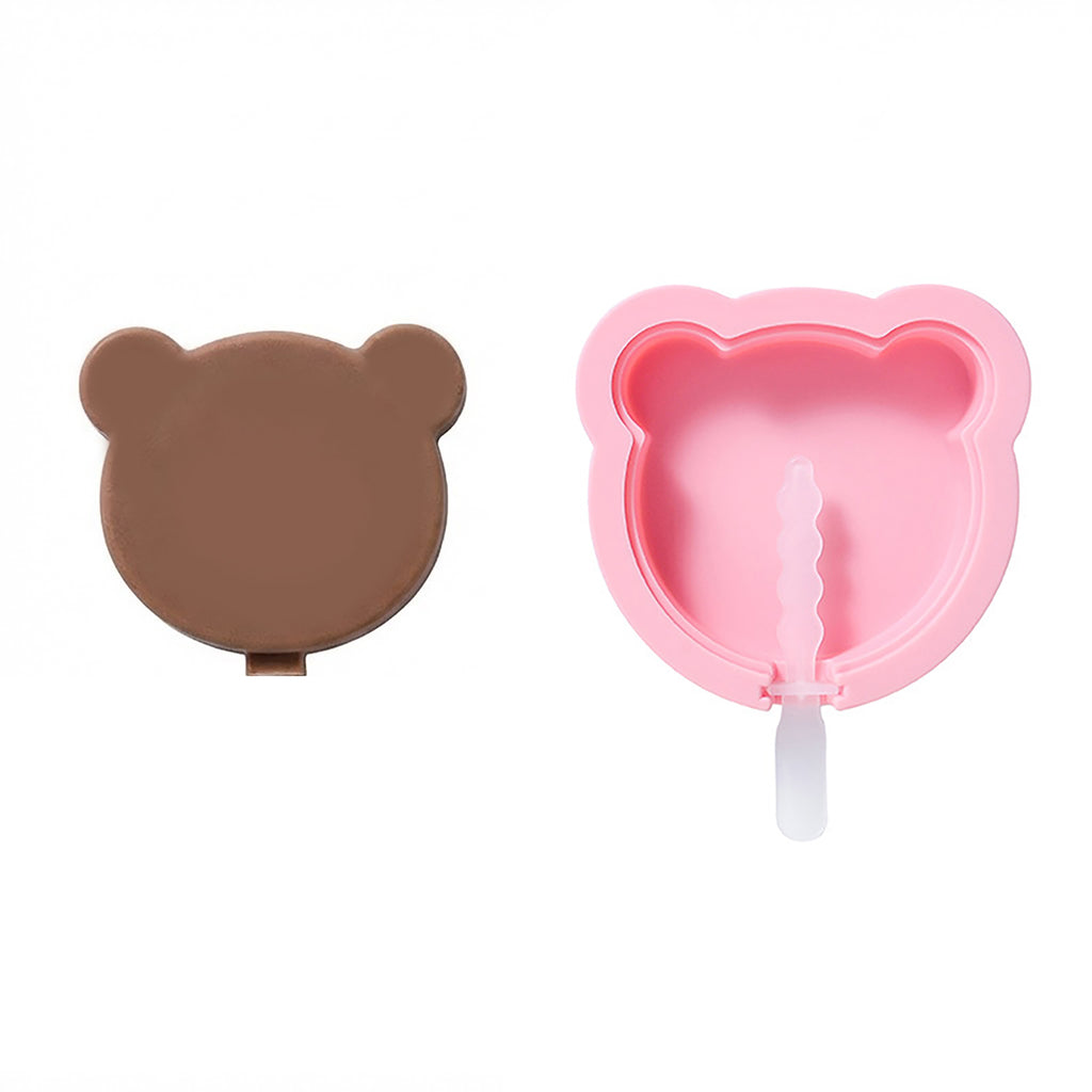 Anna-Kaci 2-Piece Silicone Popsicle Mold Set Reusable Nonstick Ice Pop Maker with Easy Release Design