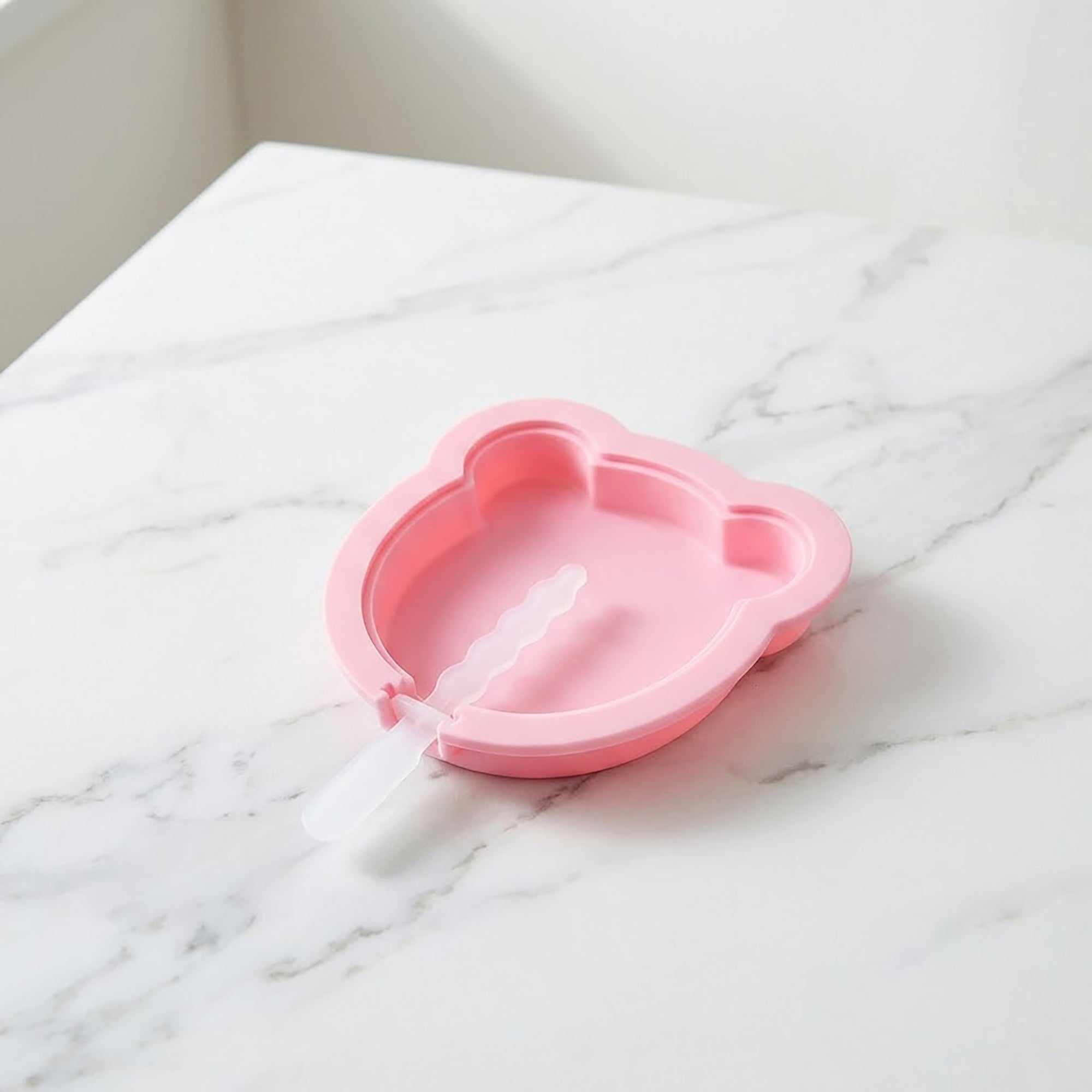 Anna-Kaci 2-Piece Silicone Popsicle Mold Set Reusable Nonstick Ice Pop Maker with Easy Release Design