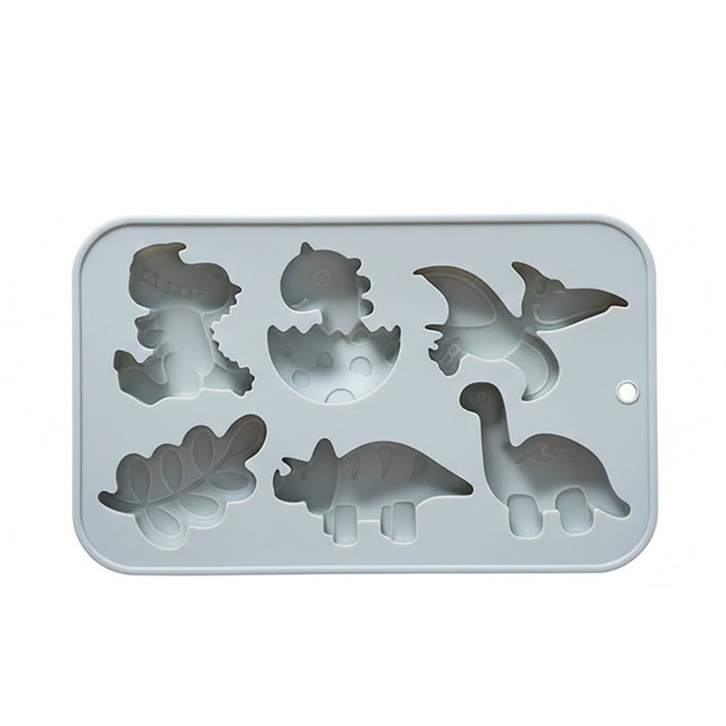 Anna-Kaci 2-Piece Dinosaur Silicone Baking Mold Set Nonstick Flexible Chocolate Candy Dessert Mold