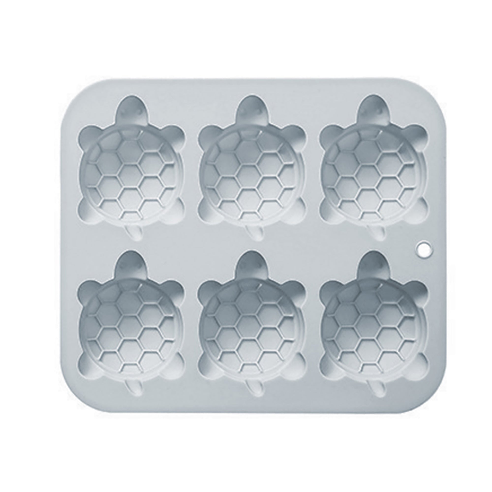 Anna-Kaci 2-Piece Turtle Silicone Baking Mold Set Nonstick Flexible Chocolate Candy Dessert Mold