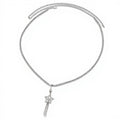 Anna-Kaci Women's Rhinestone Butterfly Charm Waist Belt with Drop Chain Decorative Fashion Accessory