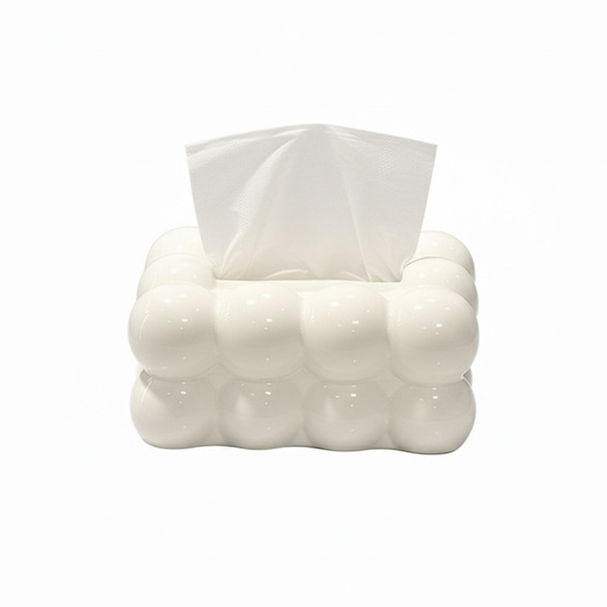 Anna-Kaci Bubble Cube Tissue Box Cover Decorative Tabletop Holder