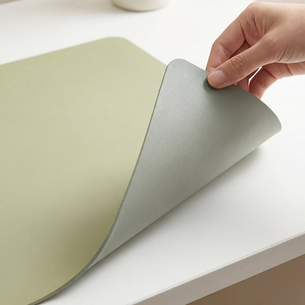 Anna-Kaci Desk Table Mat Large Rectangular Surface Protector Non Slip Writing Pad Smooth Finish for Workspace