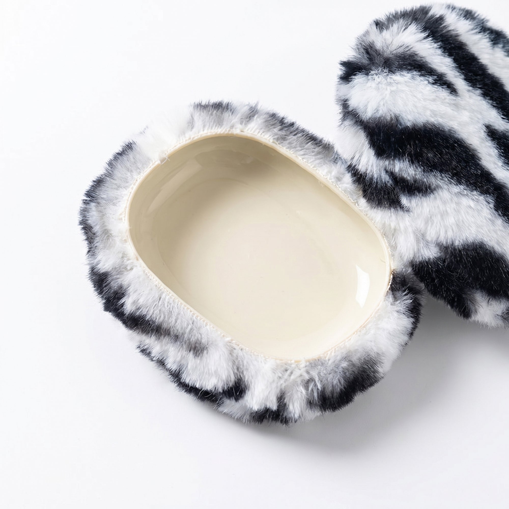 Anna-Kaci Tiger Print Plush Headphone Case for AirPods Max, Cute Furry Protective Cover with Soft Lining