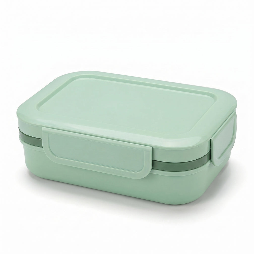 Anna-Kaci Bento Lunch Box Plastic Food Container with Compartments Leak Resistant Lid Meal Prep Storage
