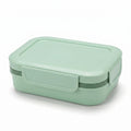 Anna-Kaci Bento Lunch Box Plastic Food Container with Compartments Leak Resistant Lid Meal Prep Storage