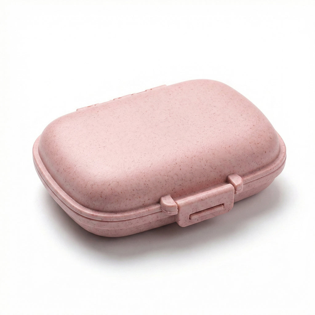 Anna-Kaci 5-Pcs Travel Pill Organizer Case Set with Multi-Compartments Portable Medication Storage Flip Lid