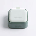 Anna-Kaci Compact Pill Organizer Case with 4 Compartments Portable Medication Storage Flip Lid