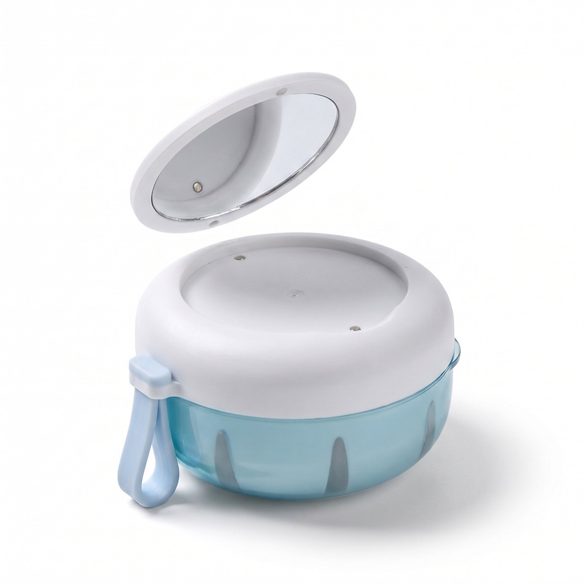 Anna-Kaci Denture Retainer Case with Mirror & Strainer, Leakproof Orthodontic Mouth Guard Storage Box