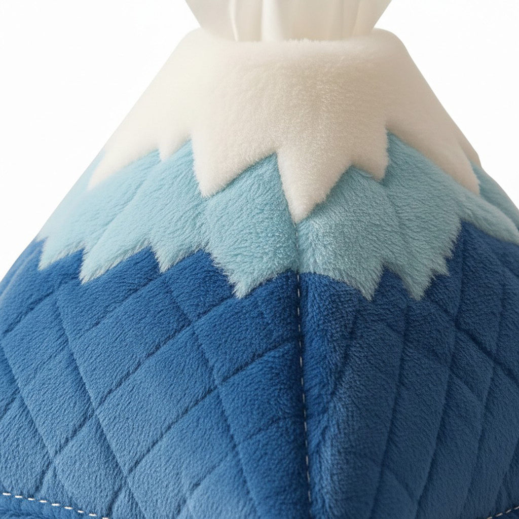 Anna-Kaci Mountain Shaped Tissue Box Cover Quilted Soft Decorative Holder