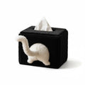 Anna-Kaci Cat Tail Shaped Tissue Box Cover Soft Plush Decorative Holder