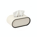 Anna-Kaci Rounded Minimalist Tissue Box Cover with Smooth Contoured Design