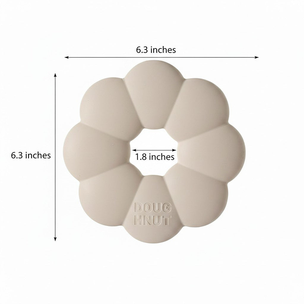 Anna-Kaci 2-PC Flower Shaped Silicone Cup Coaster with Heat Resistant Non Slip Design