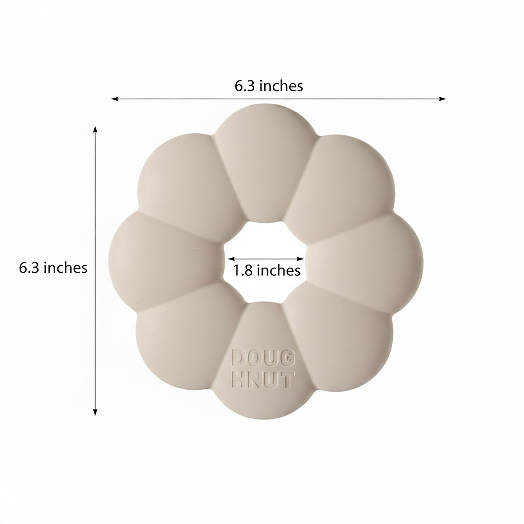 Anna-Kaci 2-PC Flower Shaped Silicone Cup Coaster with Heat Resistant Non Slip Design