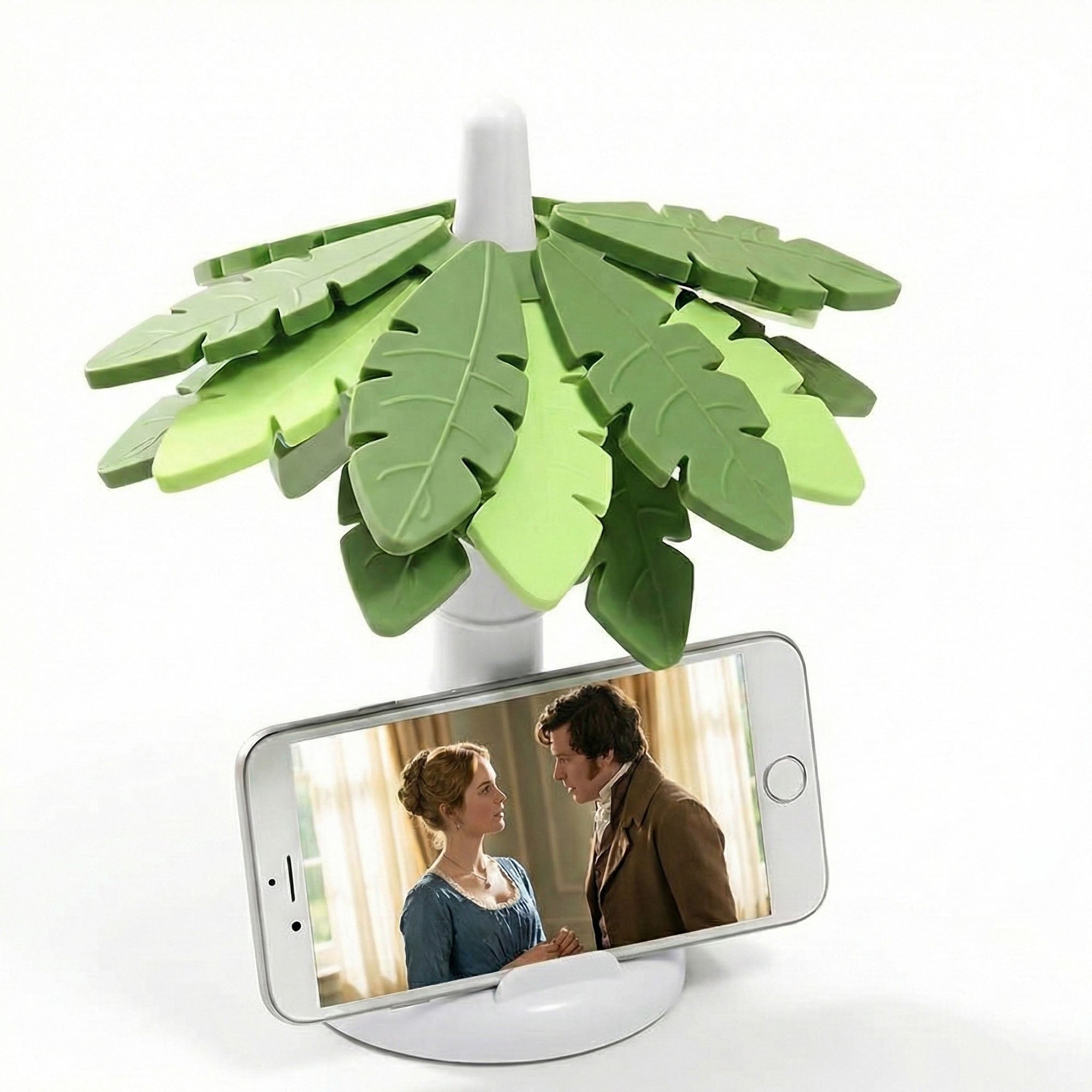 Anna-Kaci Palm Leaf Silicone Trivet Set Heat Resistant Non Slip Kitchen Pot Holders