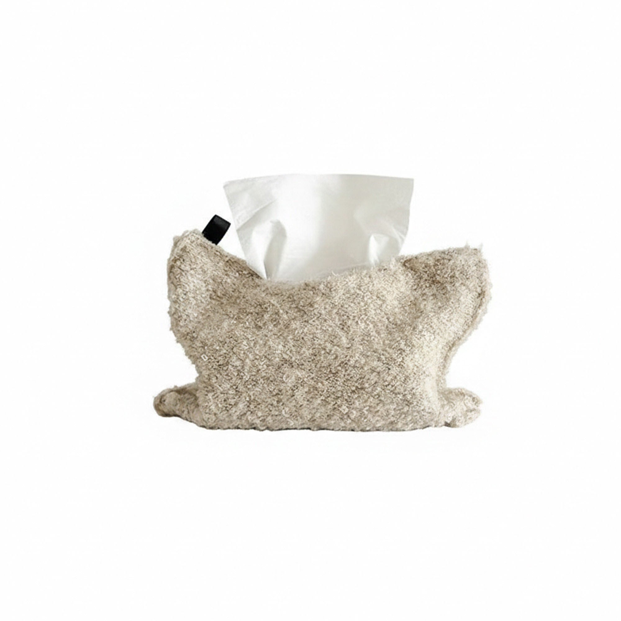 Anna-Kaci Soft Boucl¨¦ Fabric Tissue Holder Lightweight Decorative Cover