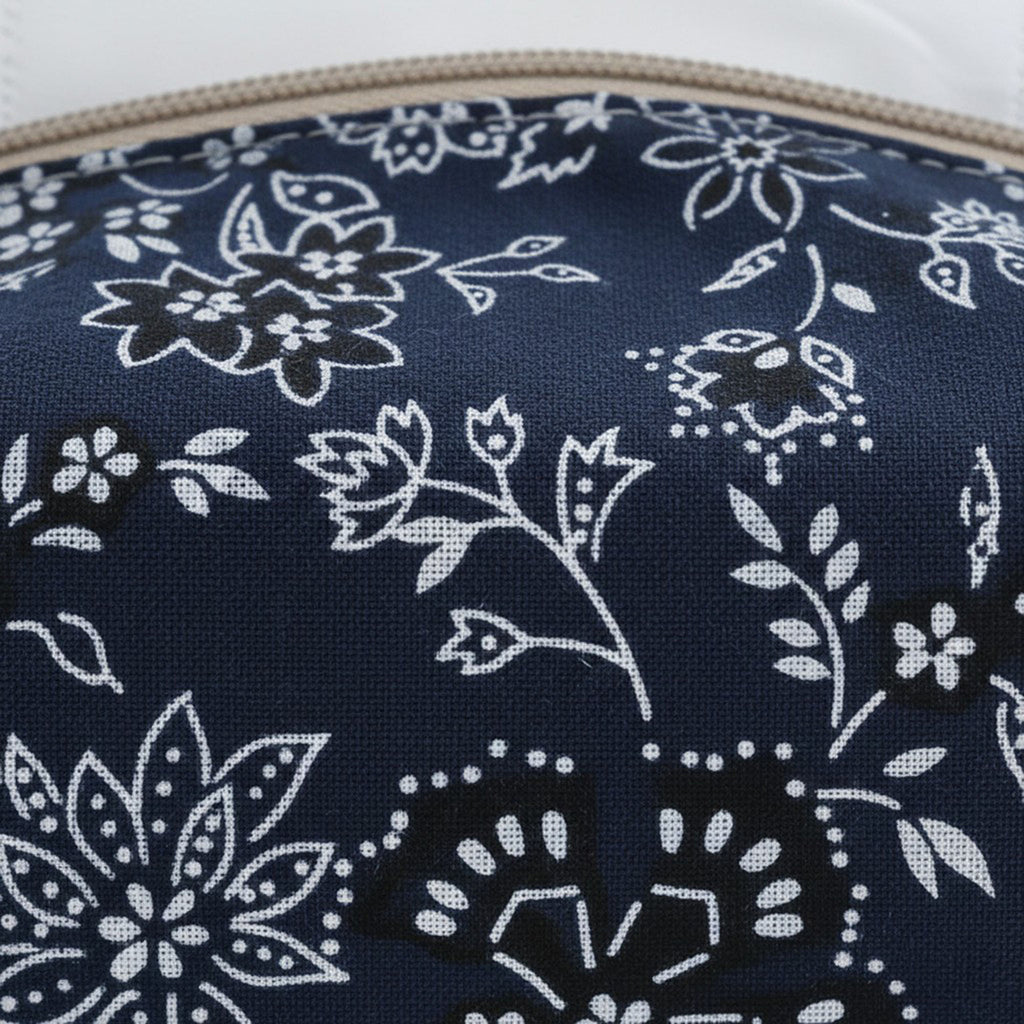 Anna-Kaci Floral Fabric Tissue Holder with Zippered Soft Cover