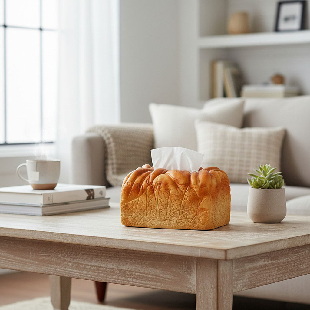 Anna-Kaci Decorative Bread Loaf Shaped Tissue Holder