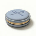 Anna-Kaci Macaron Coaster Set with Bow Design Round Table Protectors