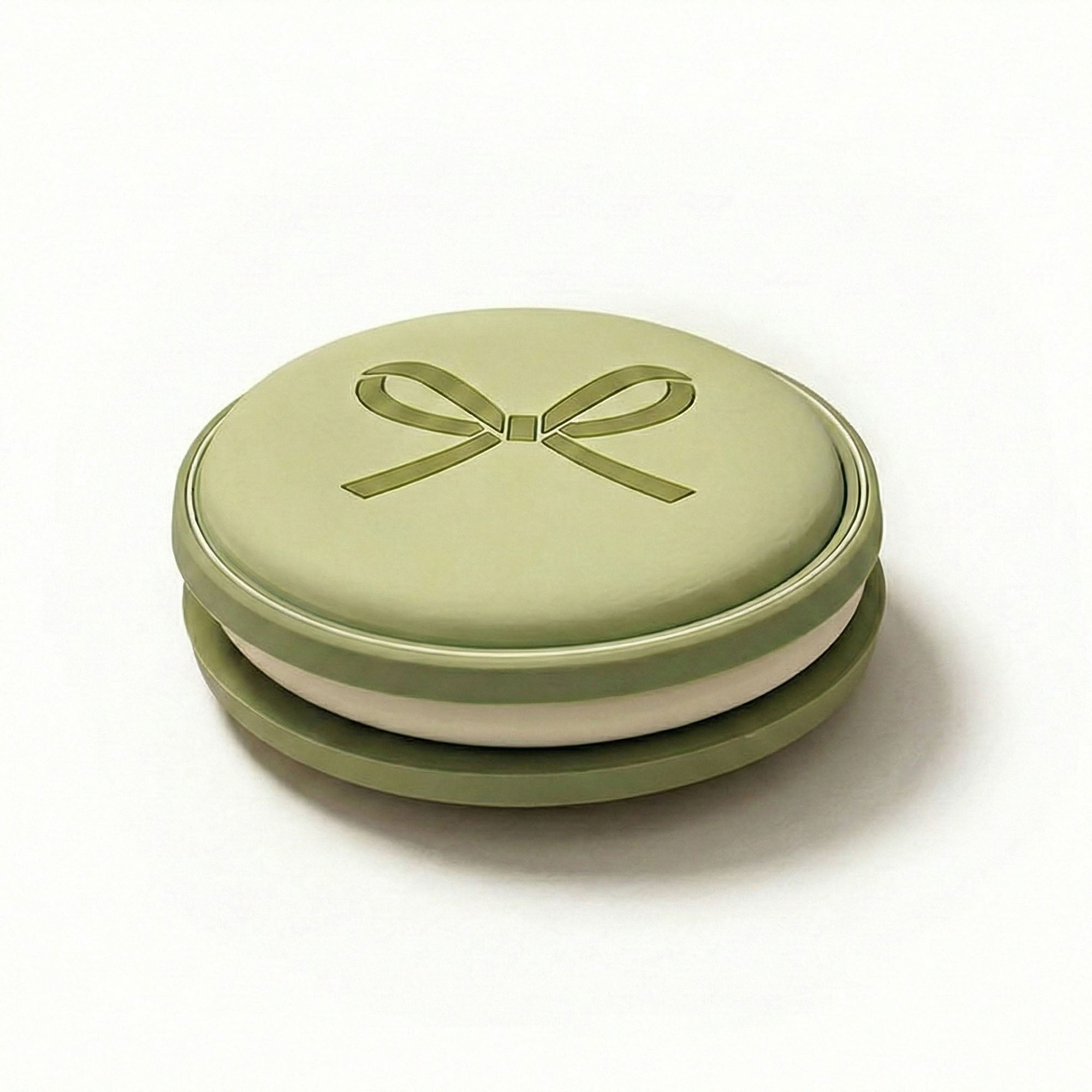 Anna-Kaci Macaron Coaster Set with Bow Design Round Table Protectors