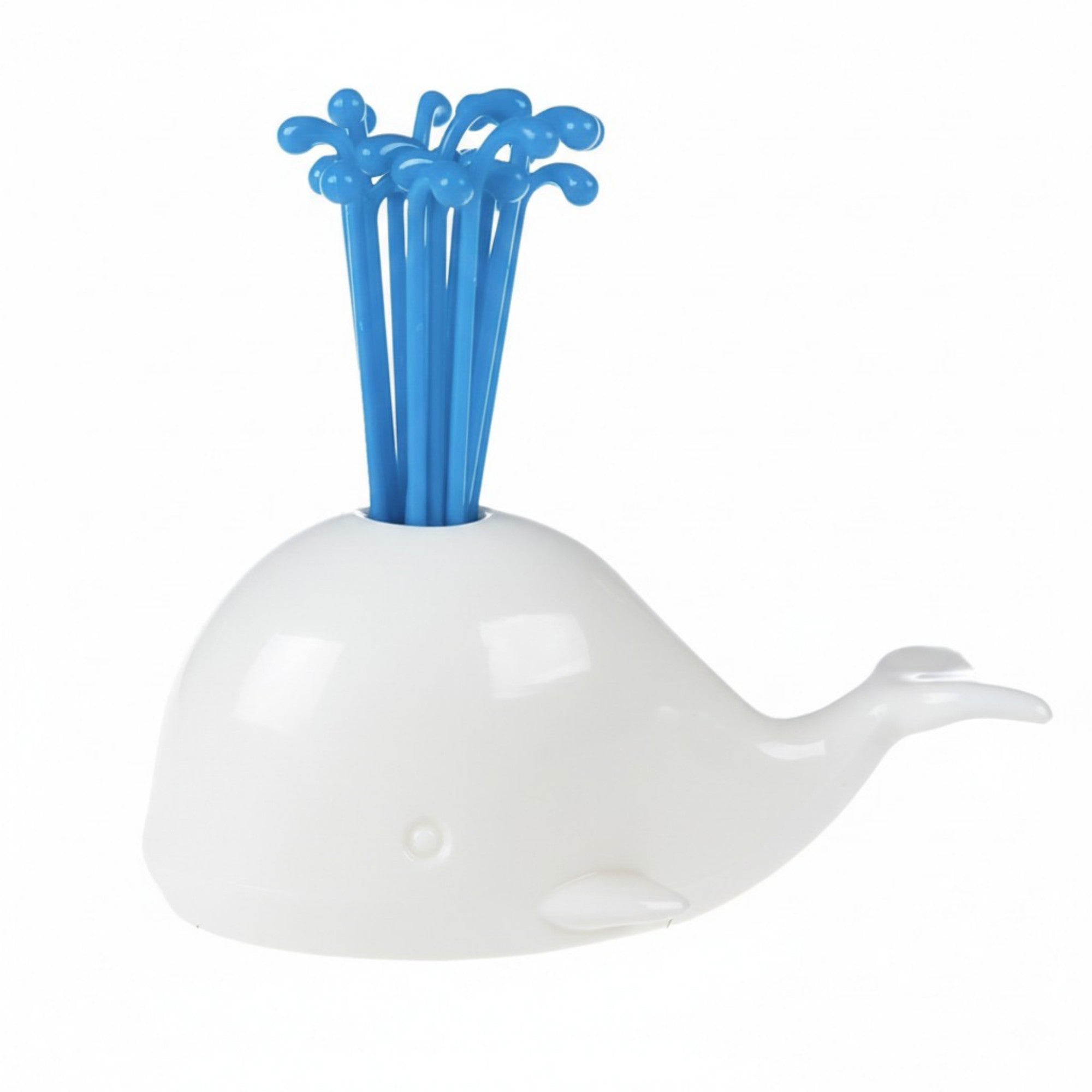 Anna-Kaci 2 Piece Fruit Pick Set with Storage Holder Reusable Food Picks for Snacks and Appetizers