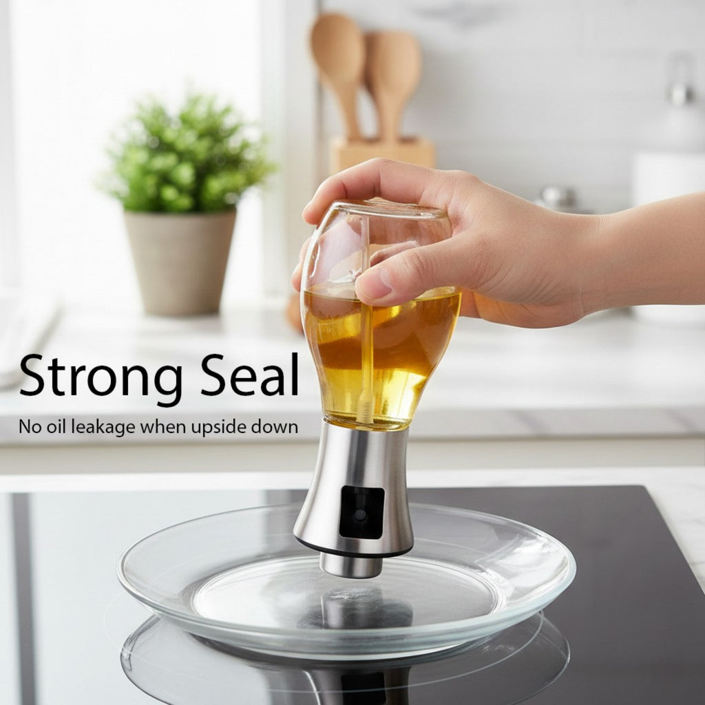 Anna-Kaci Oil Sprayer Bottle for Cooking with Fine Mist Spray Pump and Glass Container