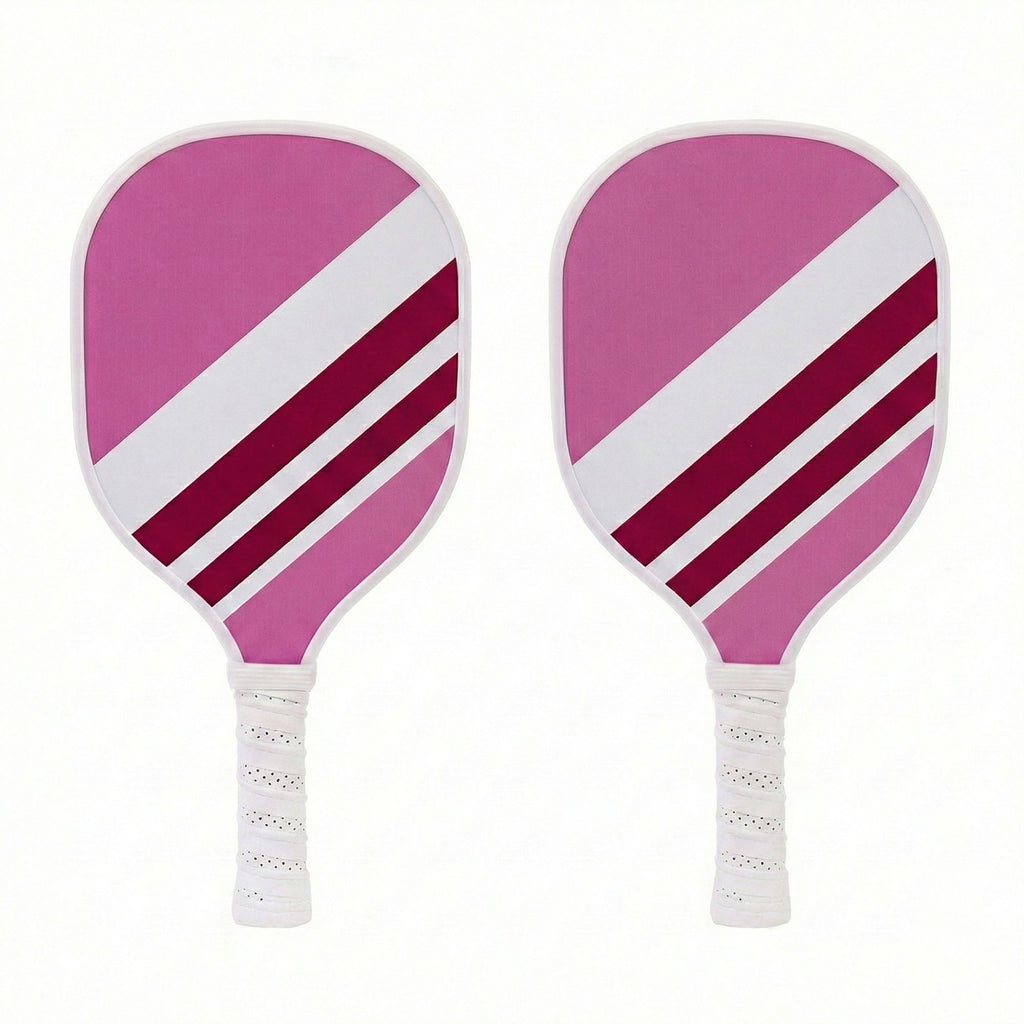 Anna-Kaci Pickleball Paddle Set 2 Pack Lightweight Rackets for Indoor Outdoor Play