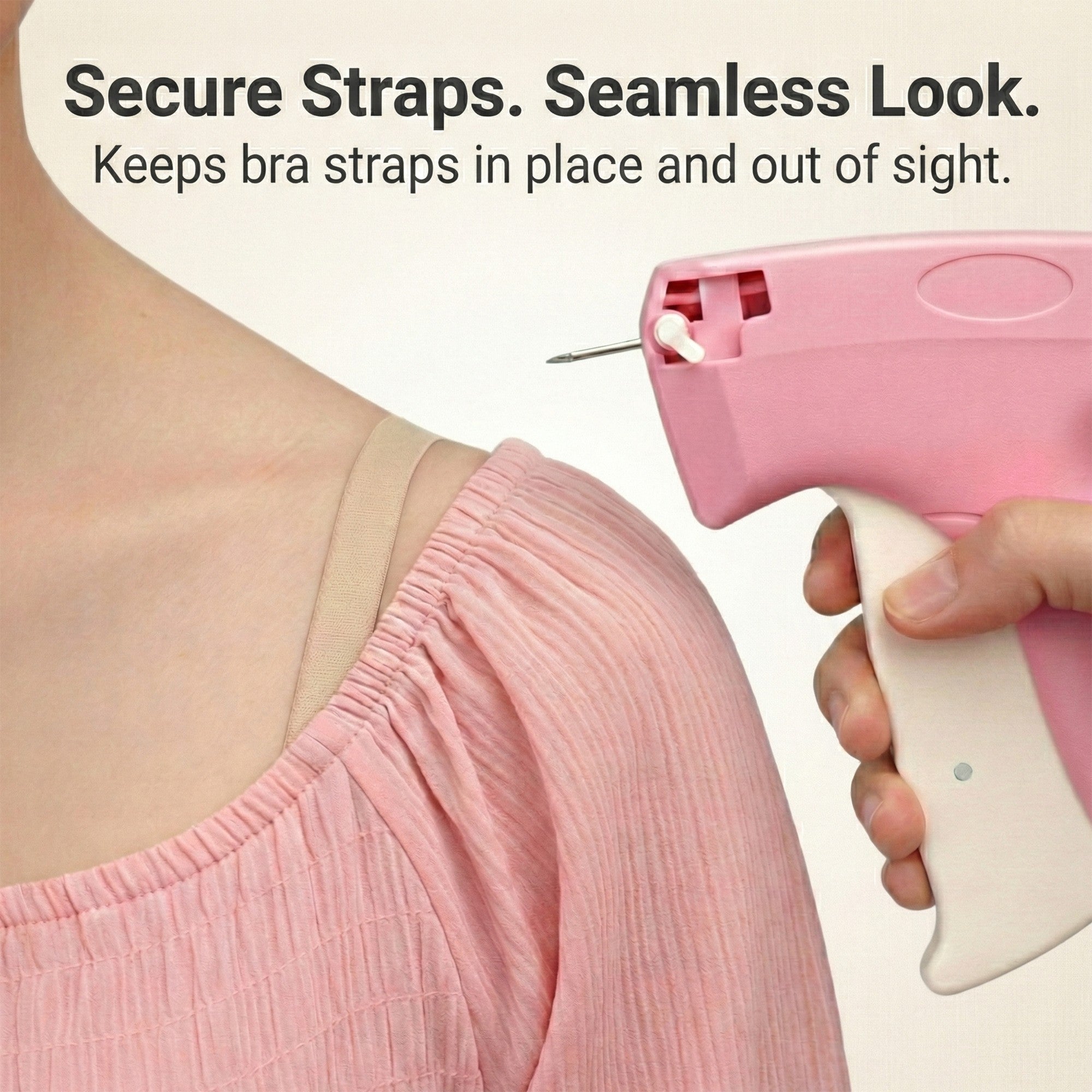 Anna-Kaci Quick Clothing Fixer Handheld Fabric Fastening Tool with Replacement Needles