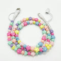 Anna-Kaci Colorful Beaded USB Charging Cable 4 in 1 Fast Charge Type C Lightning Micro USB Cute Cord